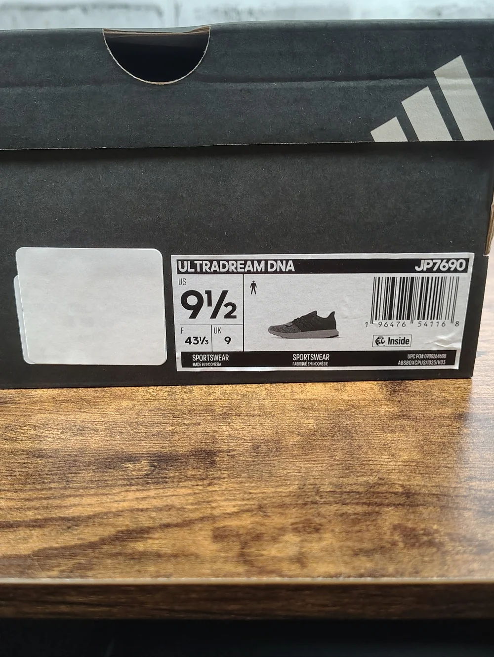 adidas Ultradream DNA Men's 9.5 Shoes JP7690 Black